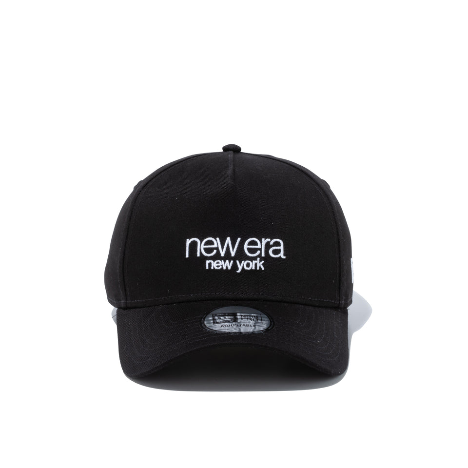 9FORTY A-Frame ベーシックファブリクス new era new york ブラック