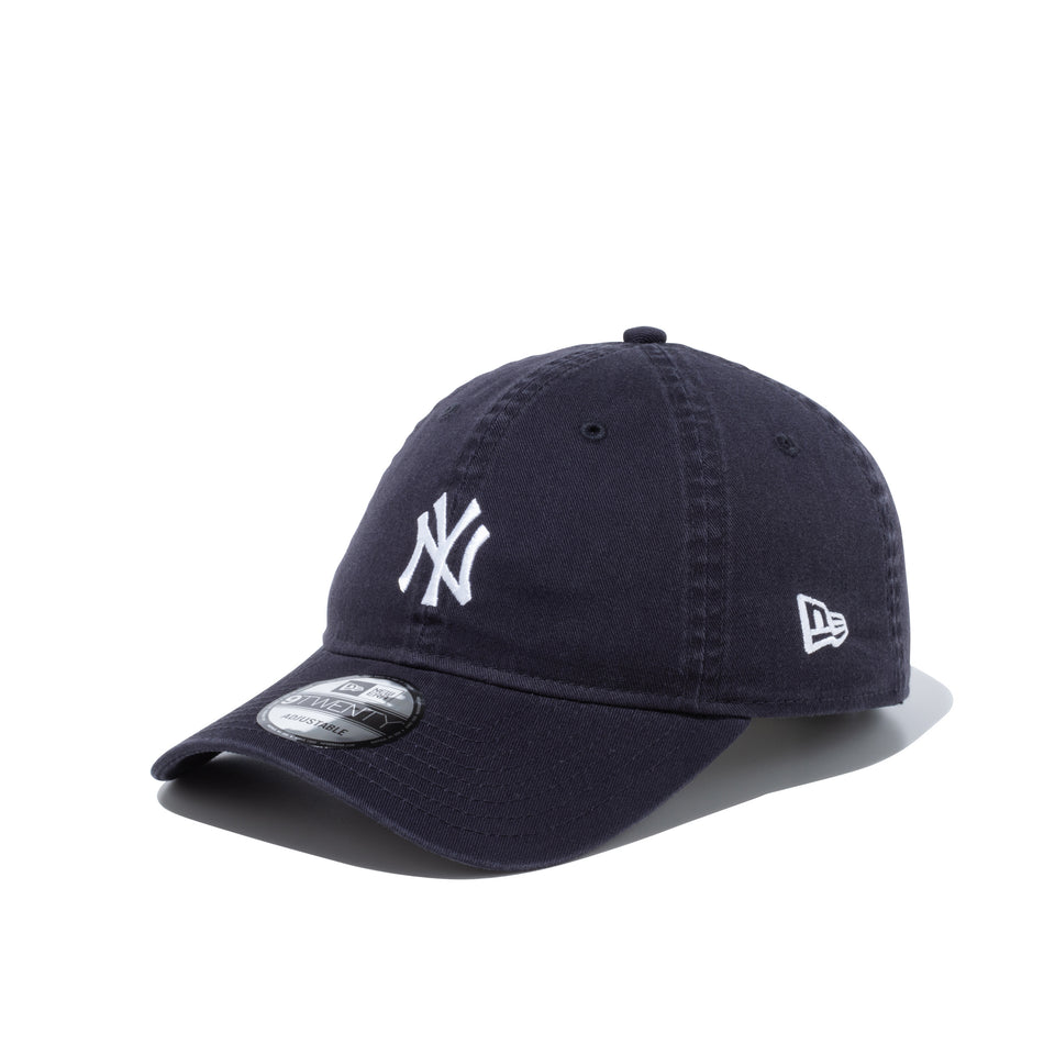 9TWENTY MLBフラットエンブロイダリー ニューヨーク・ヤンキース ミニロゴ ネイビー