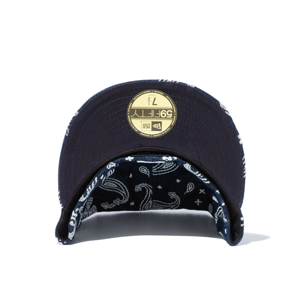 59FIFTY ペイズリー エンブロイダリー ニューヨーク・ヤンキース デニムペイズリー