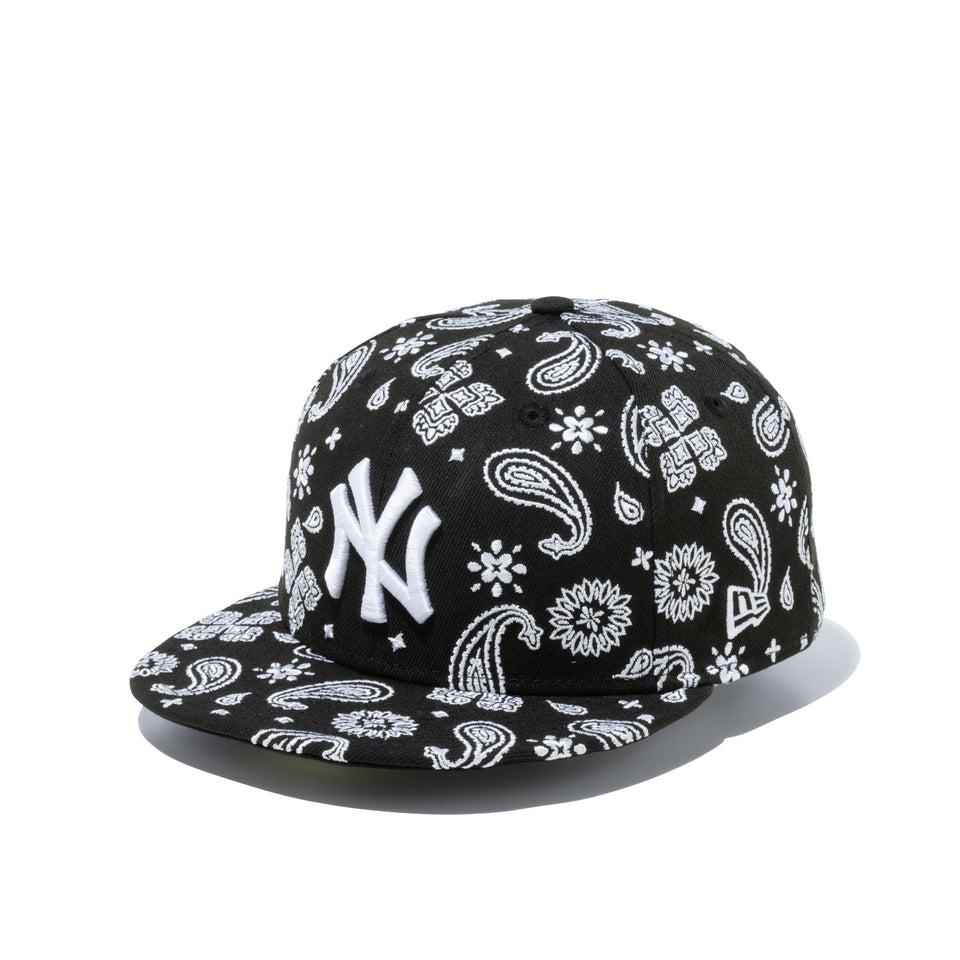 59FIFTY ペイズリー エンブロイダリー ニューヨーク・ヤンキース ブラックペイズリー