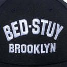 9FIFTY エリアシリーズ ブルックリン ブラック グレーアンダーバイザー