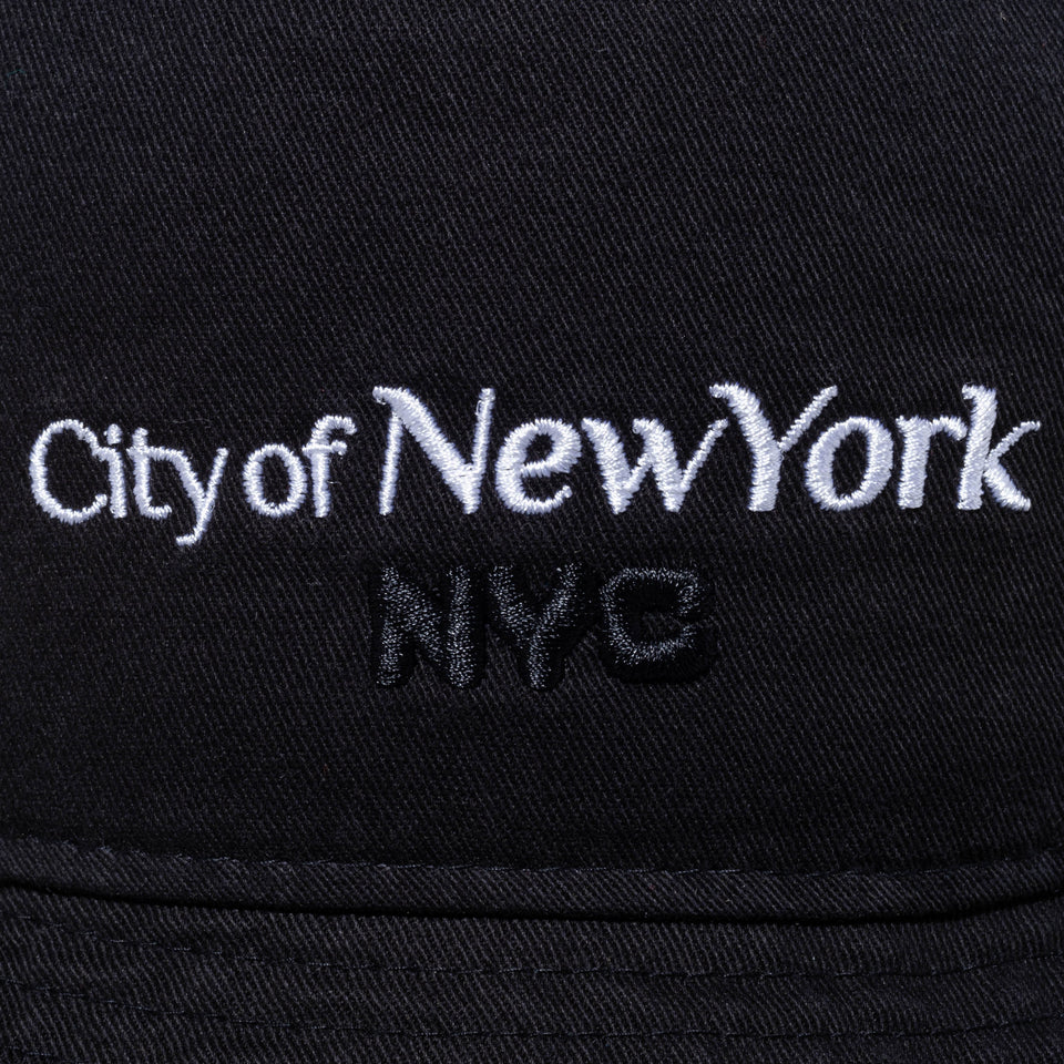 バケット01 NYC City of New York ブラック