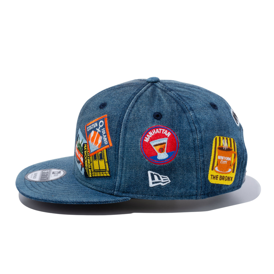 9FIFTY NYC ステッカー ウォッシュドデニム