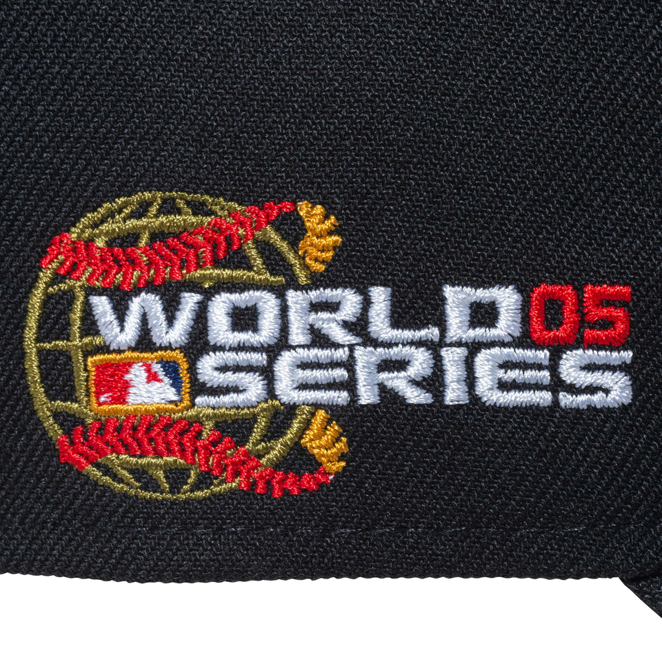 9FORTY MLBワールドシリーズ シカゴ・ホワイトソックス サイドパッチ ブラック