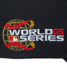9FORTY MLBワールドシリーズ シカゴ・ホワイトソックス サイドパッチ ブラック