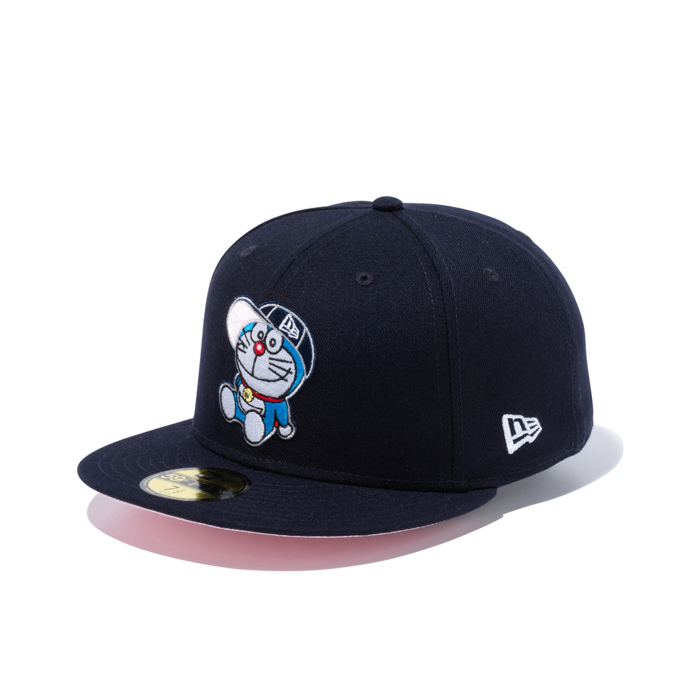 59FIFTY ドラえもん ネイビー ピンクアンダーバイザー