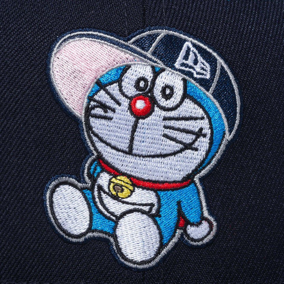 59FIFTY ドラえもん ネイビー ピンクアンダーバイザー