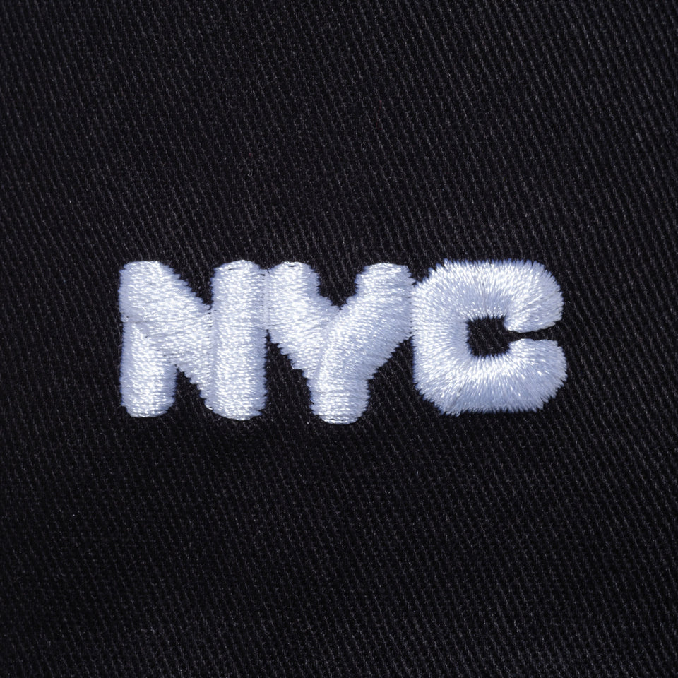 9FORTY A-Frame トラッカー NYC チャンキーロゴ ミニロゴ ブラック