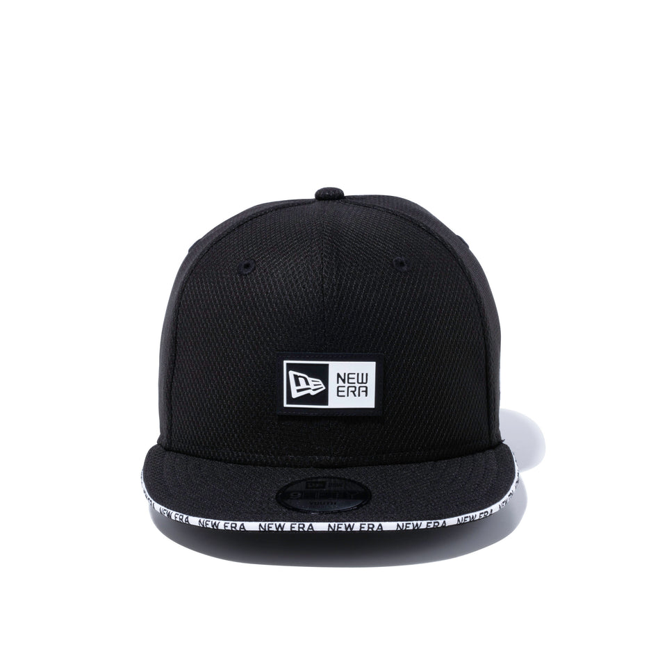 Youth 9FIFTY Diamond Era ボックスロゴ ブラック サンドイッチバイザー