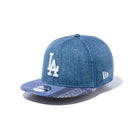 Youth 9FIFTY ペイズリーパッチワーク ロサンゼルス・ドジャース ウォッシュドデニム