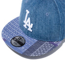Youth 9FIFTY ペイズリーパッチワーク ロサンゼルス・ドジャース ウォッシュドデニム