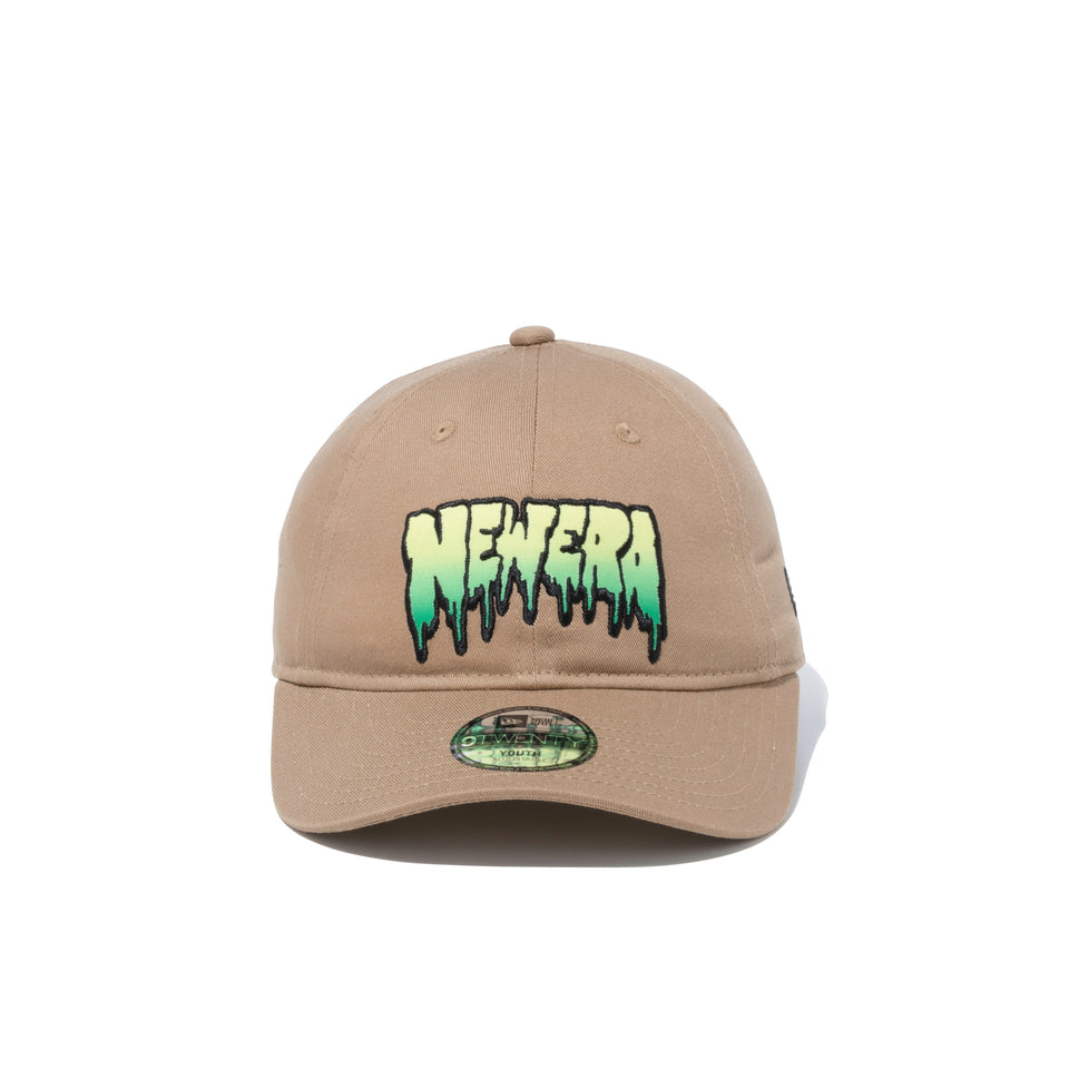 Youth 9TWENTY ドリップロゴ NEW ERA カーキ
