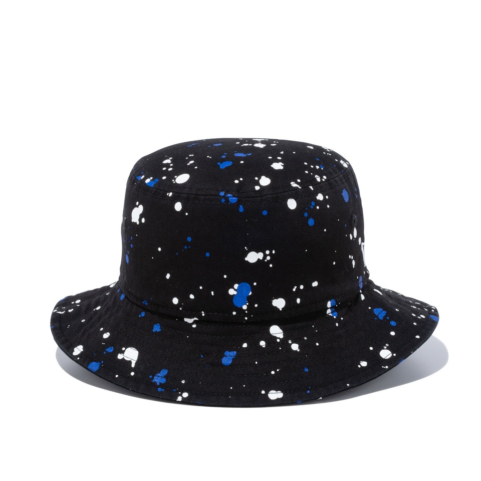Kid's バケット01 ブラックスプラッシュプリント