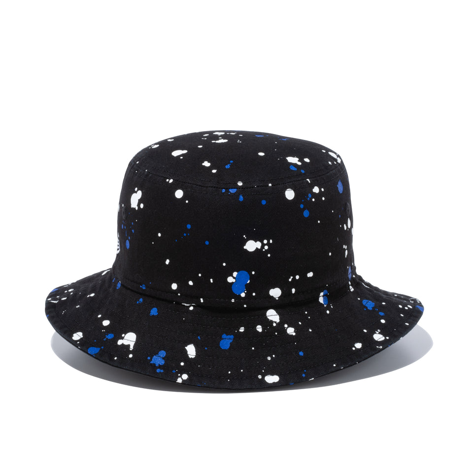 Kid's バケット01 ブラックスプラッシュプリント