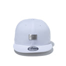 9FIFTY メタルプレート オプティックホワイト シルバーメタル