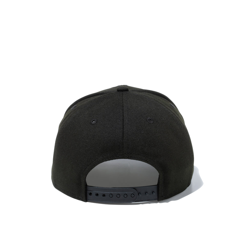9FIFTY メタルプレート ブラック ゴールドメタル