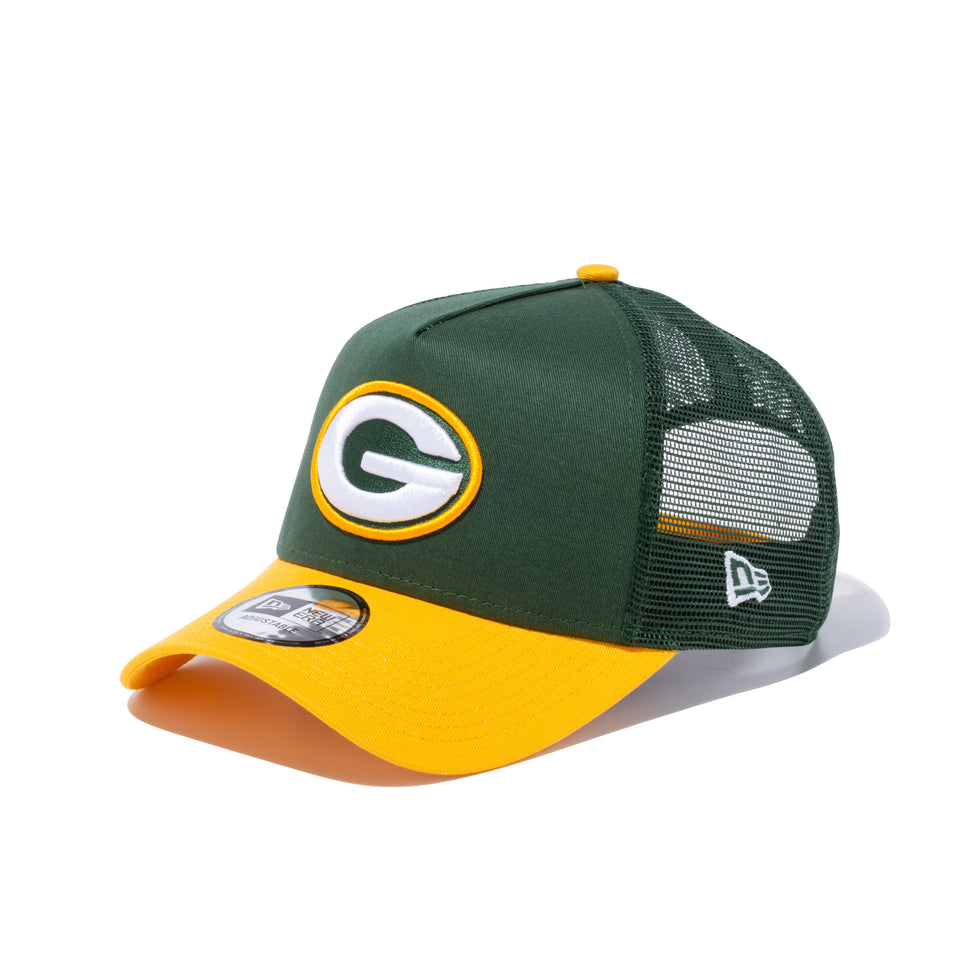 9FORTY A-Frame NFL トラッカー グリーンベイ・パッカーズ シラントログリーン