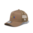 9FORTY A-Frame トラッカー カラフルロゴ NEW ERA カーキ
