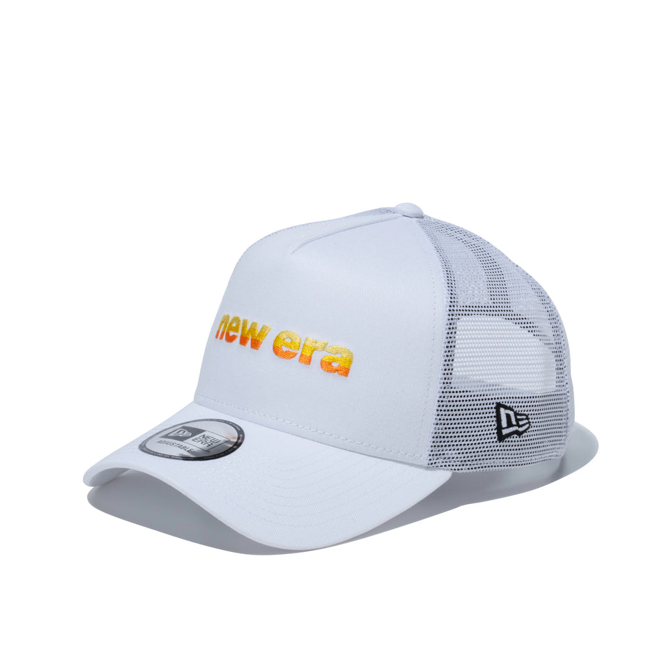 9FORTY A-Frame トラッカー 3トーンロゴ new era ホワイト