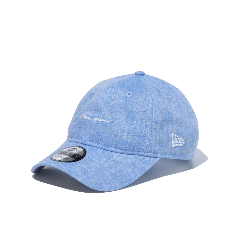 9THIRTY リネンシャンブレー new era サックス