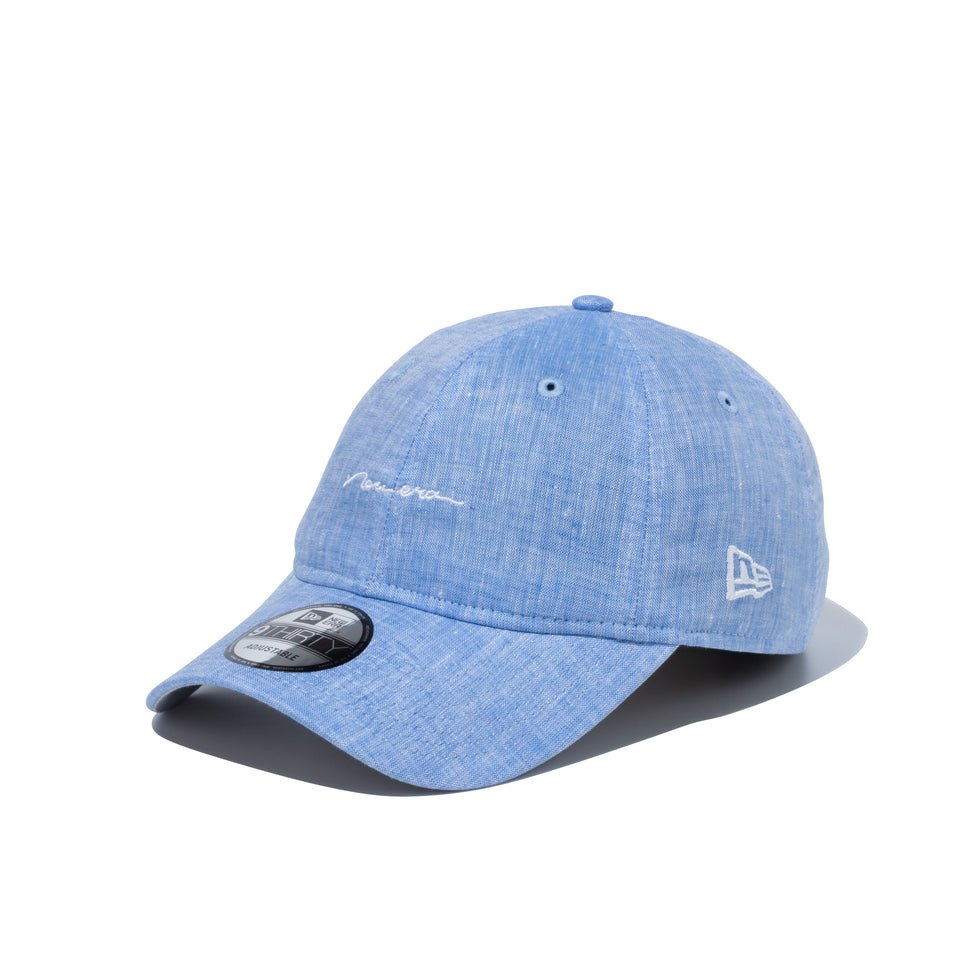 9THIRTY リネンシャンブレー new era サックス