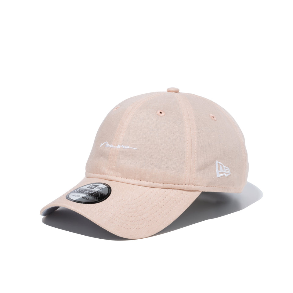 9THIRTY リネンシャンブレー new era コーラルピンク