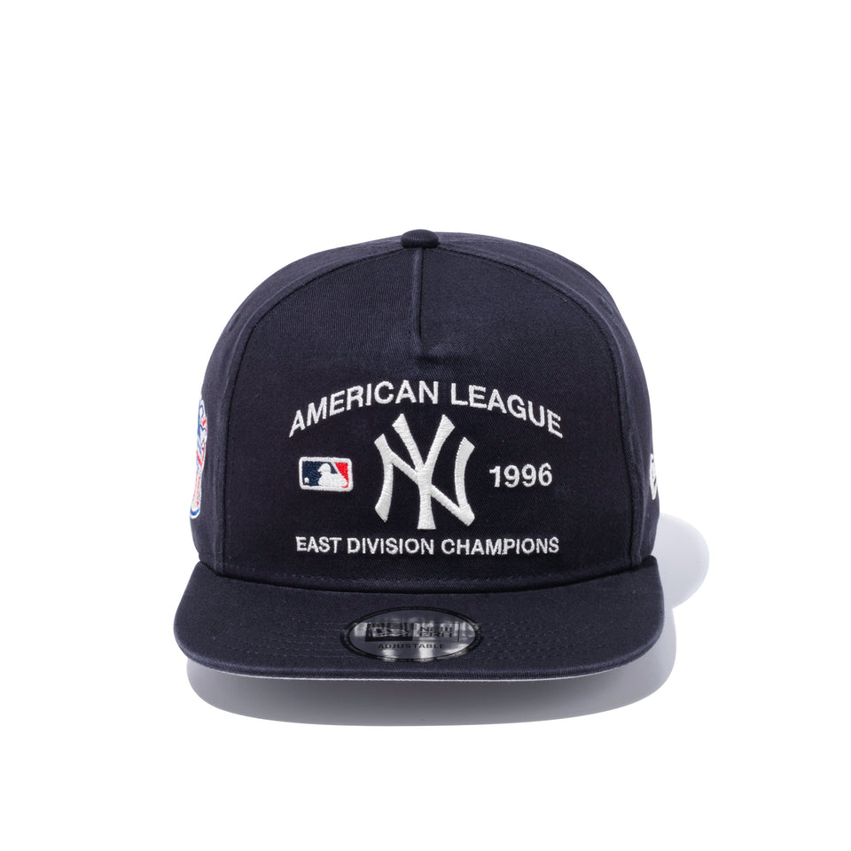 5-Panel Square Visor ニューヨーク・ヤンキース ネイビー グレーアンダーバイザー