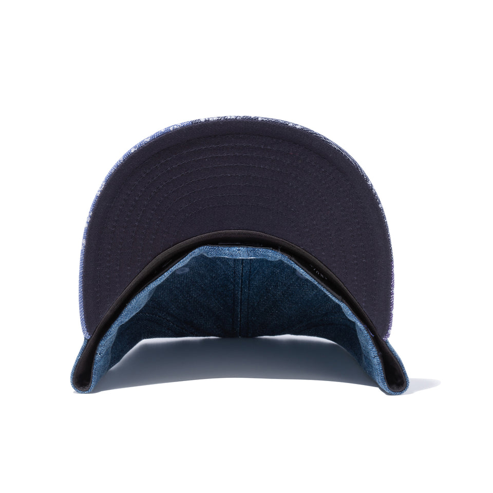 59FIFTY ペイズリー パッチワーク ロサンゼルス・ドジャース ウォッシュドデニム ペイズリーバイザー