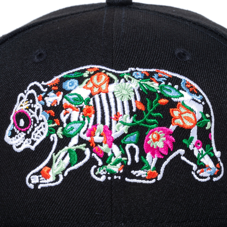 59FIFTY Day of the Dead ベアー セラーぺアンダーバイザー ブラック