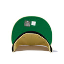 59FIFTY COOKIE シカゴ・ブルズ ベガスゴールド グリーンアンダーバイザー