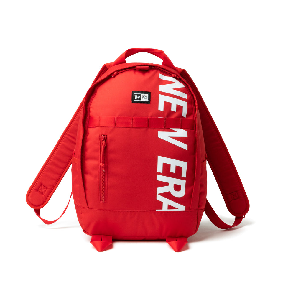 デイパック 22L プリントロゴ レッド