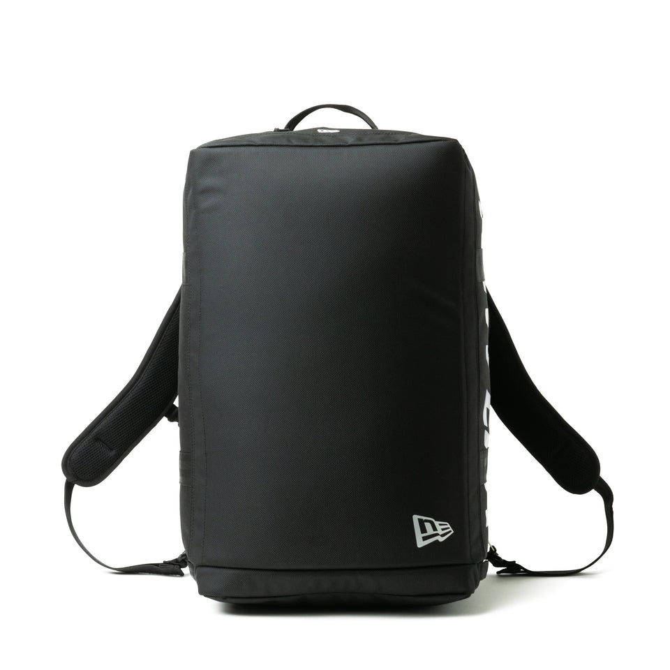 クラブ ダッフルバッグ 50L 2ウェイ プリントロゴ ブラック