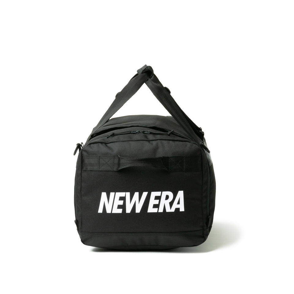 クラブ ダッフルバッグ 50L 2ウェイ プリントロゴ ブラック