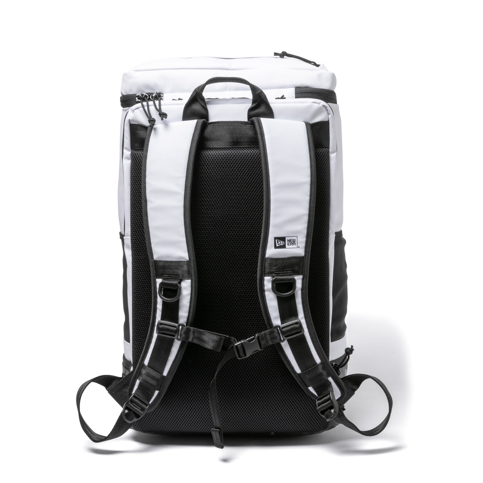 ボックスパック ラージ 46L プリントロゴ TPU ホワイト × ブラック