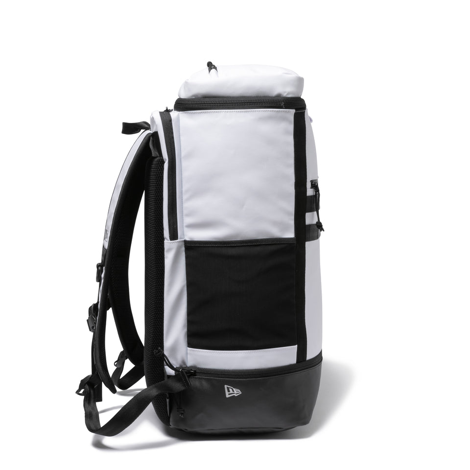 ボックスパック ラージ 46L プリントロゴ TPU ホワイト × ブラック