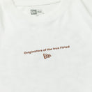 Youth 半袖 コットン Tシャツ Originators of the True Fitted サークルロゴ ホワイト