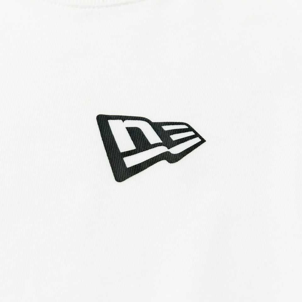 Youth 半袖 コットン Tシャツ フラッグロゴ ミニ ホワイト