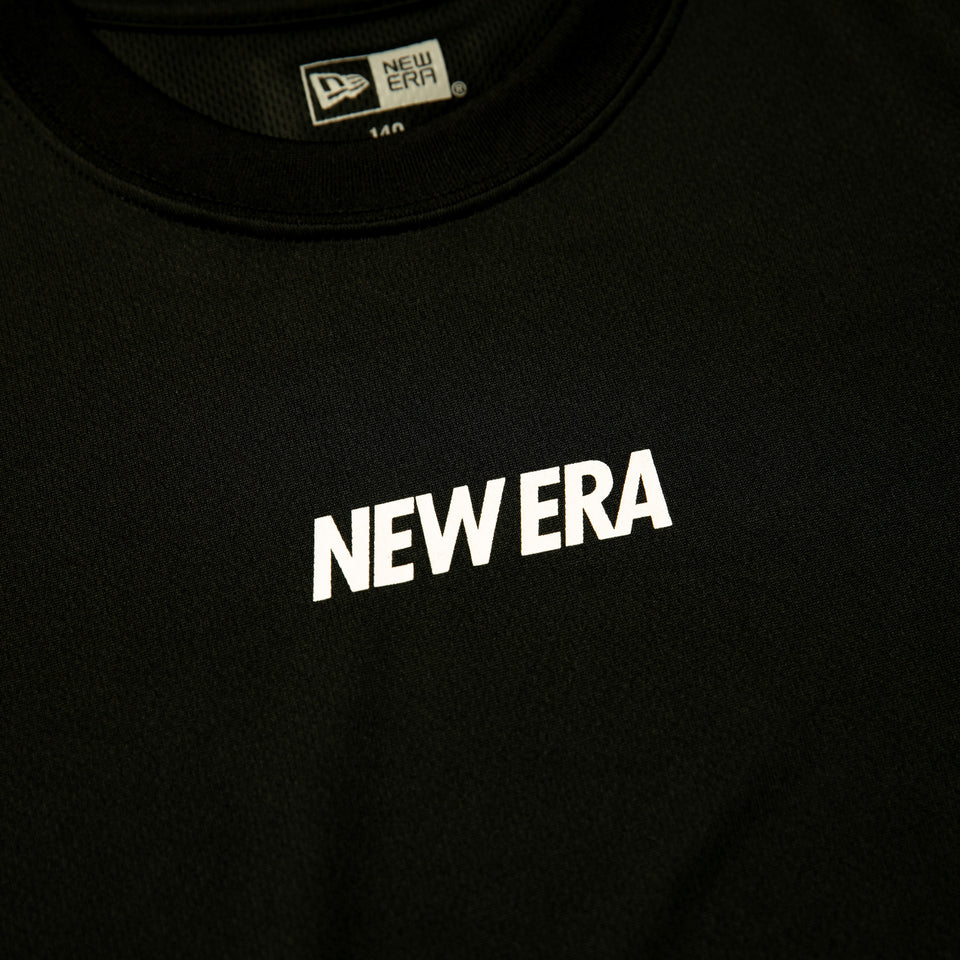 Youth 半袖 テック Tシャツ ミニロゴ ブラック