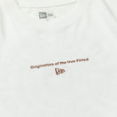 半袖 コットン Tシャツ Originators of the True Fitted サークルロゴ ホワイト レギュラーフィット