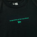 半袖 コットン Tシャツ Originators of the True Fitted サークルロゴ ブラック レギュラーフィット