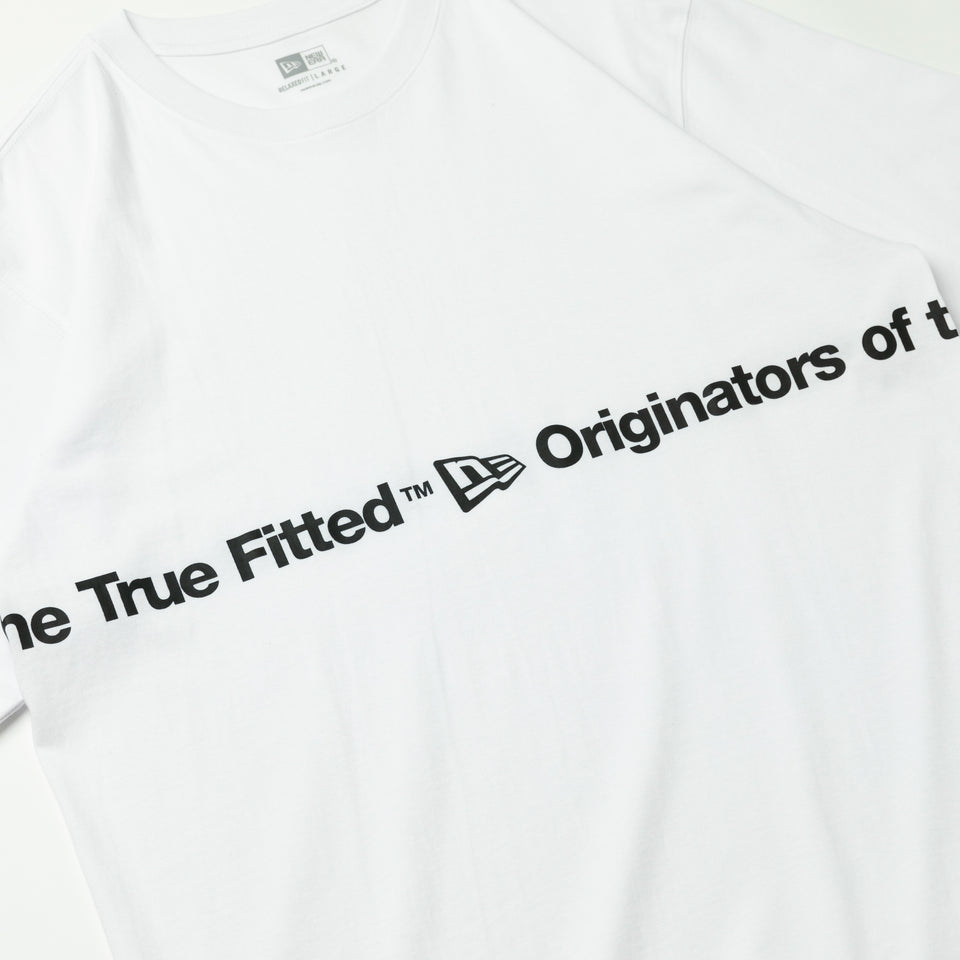 半袖 コットン Tシャツ Originators of the True Fitted ホワイト リラックスフィット