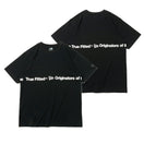 半袖 コットン Tシャツ Originators of the True Fitted ブラック リラックスフィット
