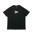 半袖 コットン Tシャツ フラッグロゴ ブラック レギュラーフィット