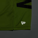 長袖 テック Tシャツ スリーブロゴ ライム 【Performance Apparel】