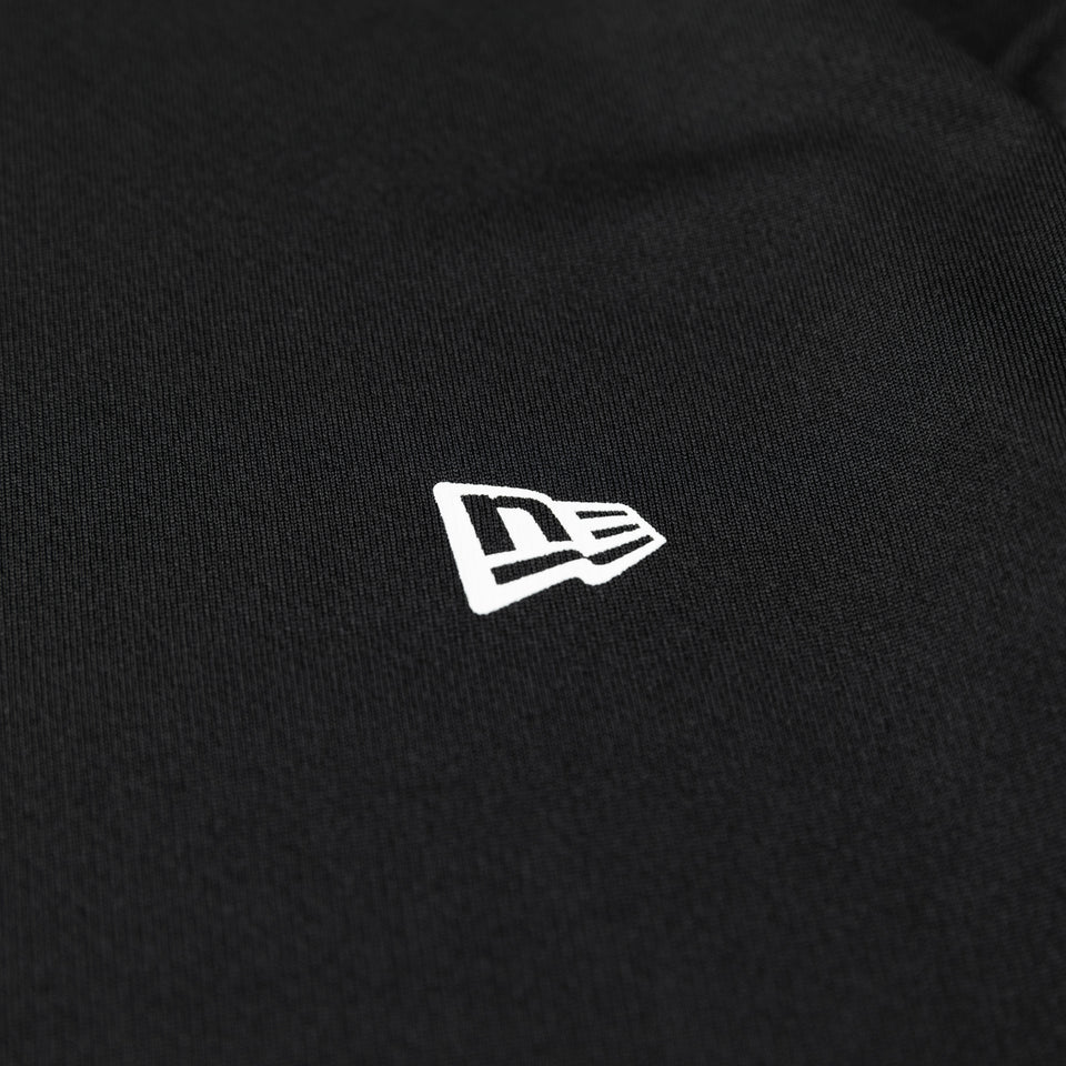 長袖 テック Tシャツ スリーブロゴ ブラック 【Performance Apparel】