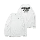 長袖 パフォーマンス Tシャツ オーバーサイズド スリーロゴ ホワイト 【Performance Apparel】