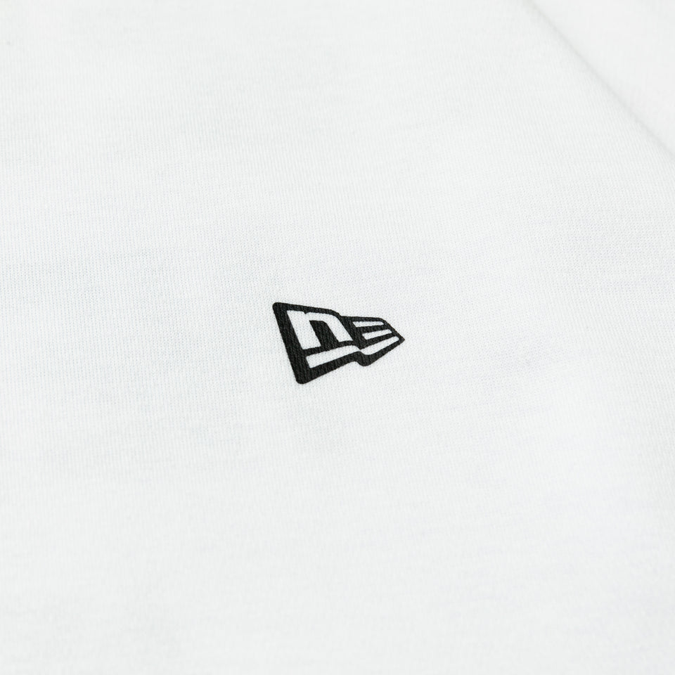 長袖 パフォーマンス Tシャツ オーバーサイズド スリーロゴ ホワイト 【Performance Apparel】