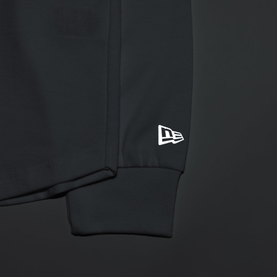 長袖 パフォーマンス Tシャツ オーバーサイズド スリーロゴ ホワイト 【Performance Apparel】