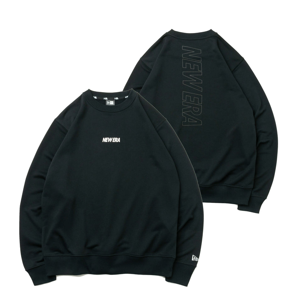 ドライスウェット クルーネック ワードマーク ブラック 【Performance Apparel】
