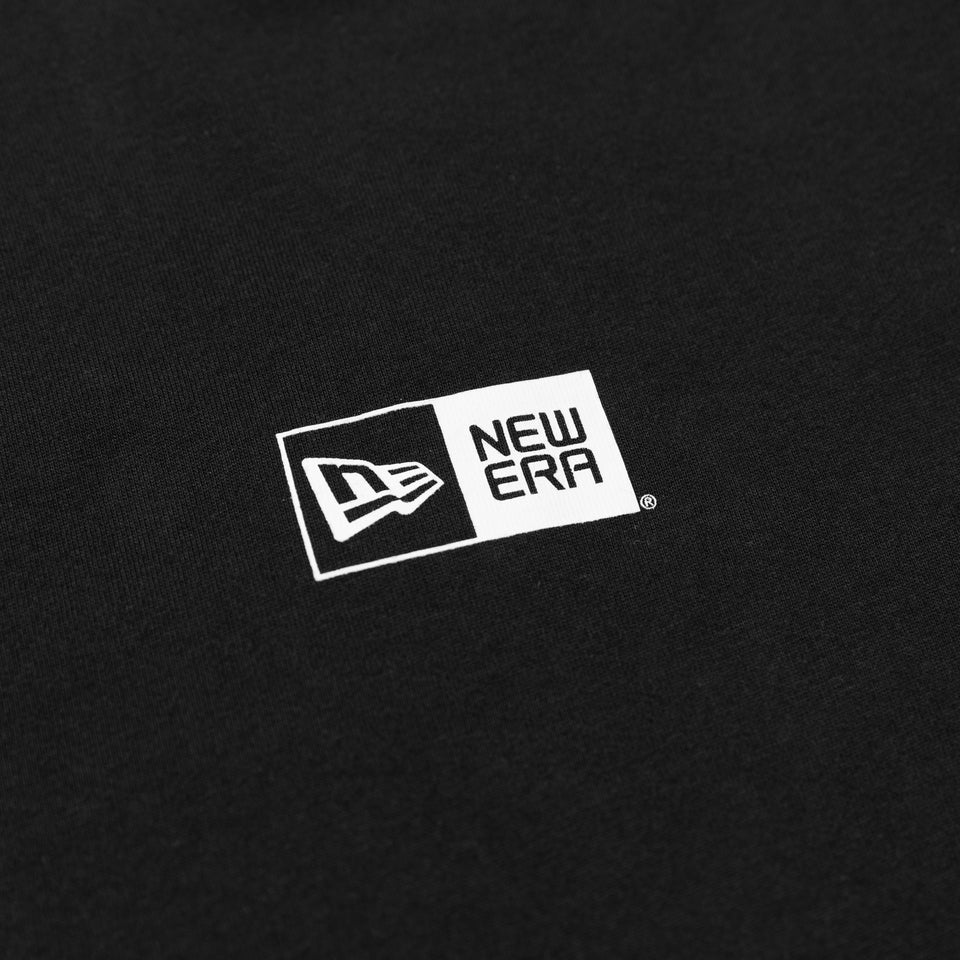 長袖 コットン Tシャツ Originators of the True Fitted ボックスロゴ ブラック レギュラーフィット